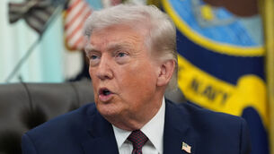 <p>There was also no overt lashing out at Nato allies for failing to fall in line and help him reopen the critical Strait of Hormuz waterway – something White House officials had said would be a prominent part of his roughly 20-minute address. Picture: AP Photo/Alex Brandon.</p>