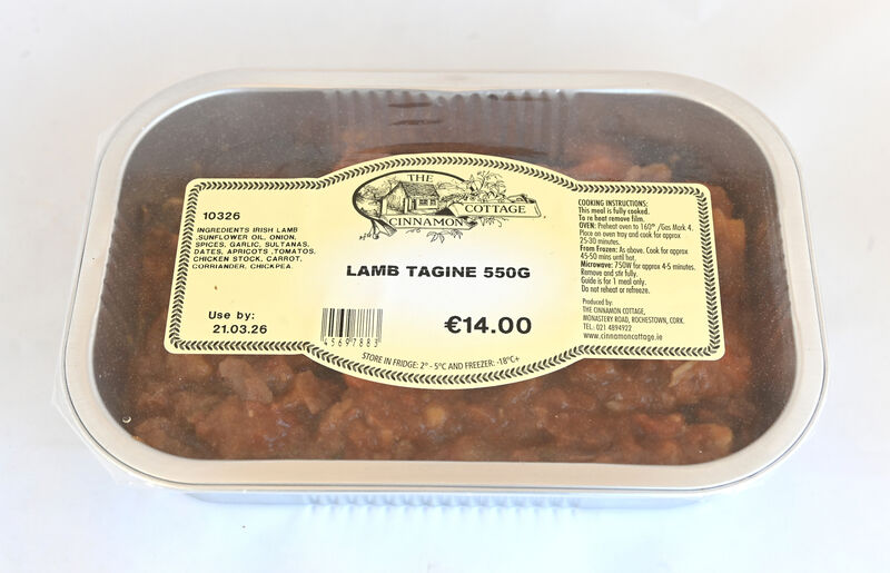 The Cinnamon Cottage Lamb Tagine 550g €14 The Cinnamon Cottage Lamb Tagine 550g €14