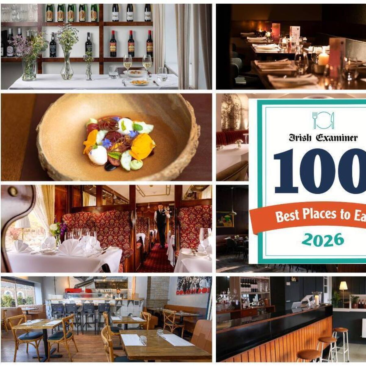 Top 100 restaurants in Ireland: Best food, chefs and dining experiences ranked