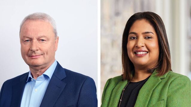 <p>Gary Britton and Shruthi Chindalur, new board members with Irish Residential Properties REIT. </p>