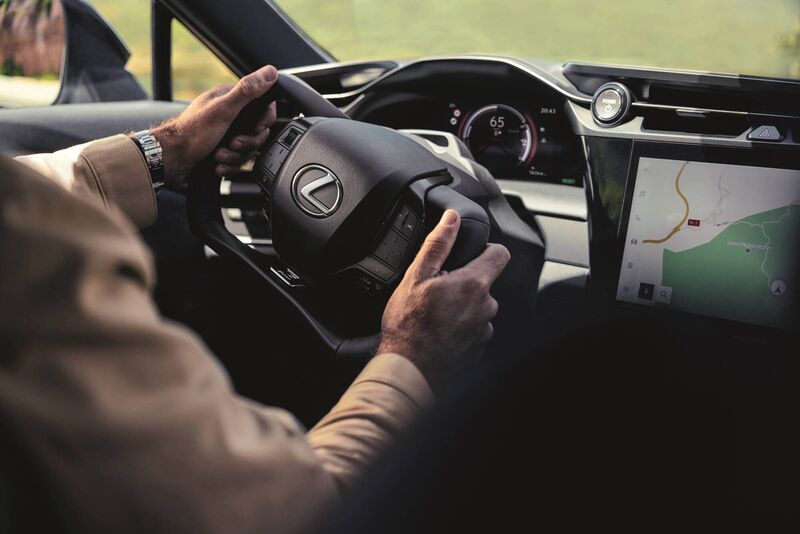 The Lexus RZ 500e is exceptionally planted on the road and therefore inspires a great deal of faith in its roadholding. The Lexus RZ 500e is exceptionally planted on the road and therefore inspires a great deal of faith in its roadholding.