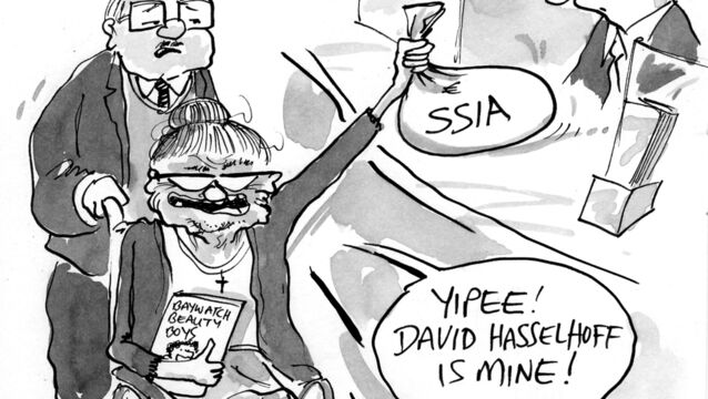<p>A 2005 cartoon depicting maturing SSIA accounts and what people would spend the money on. File picture</p>