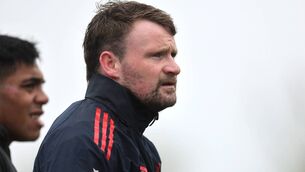 <p>Sean O'Brien at Munster training on Thursday. Pic: INPHO/Bryan Keane</p>