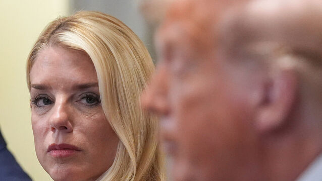 <p>Attorney General Pam Bondi, left, listens as President Donald Trump, right, speaks during a cabinet meeting at the White House, July 8, 2025, in Washington. File Picture: AP Photo/Evan Vucci</p>