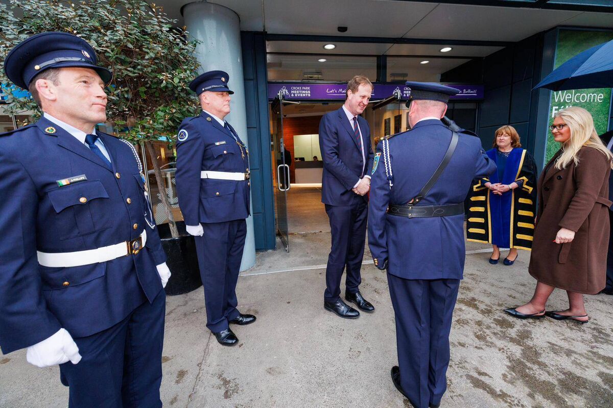'It is a privilege to congratulate these graduates today,' said justice minister Jim O'Callaghan, as he thanked them for their public service and their families for supporting them. File picture