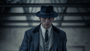 <p>Jamie Bell as Duke Shelby (Ben Blackall/BBC)</p>