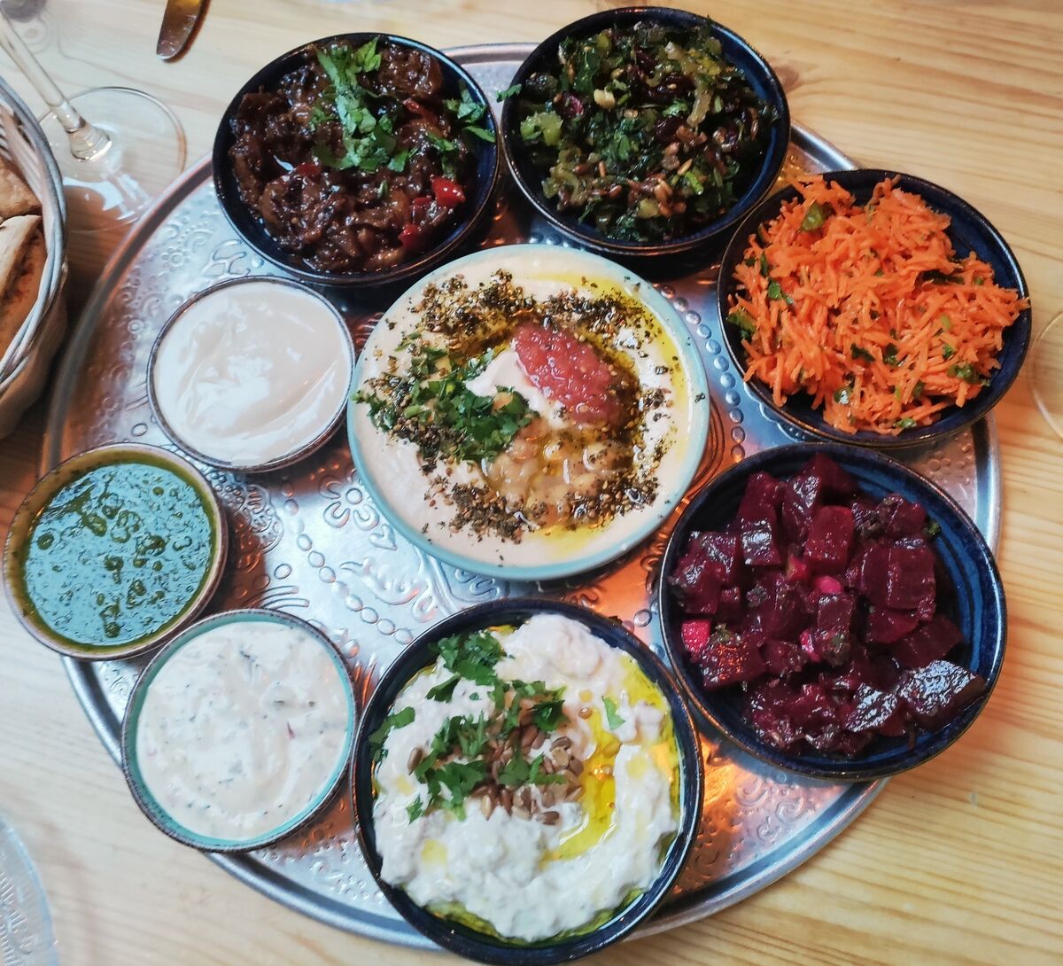 Shouk offers all the classics from the region, from the creamiest hummus, to the fluffiest pita, a mezze feast of flavours at a great price Shouk offers all the classics from the region, from the creamiest hummus, to the fluffiest pita, a mezze feast of flavours at a great price