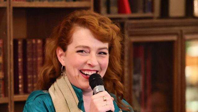 <p>Melissa Auf der Maur discusses her new book 'Even The Good Girls Will Cry' at Strand Bookstore on March 17 in New York City. Picture: Theo Wargo/Getty </p>