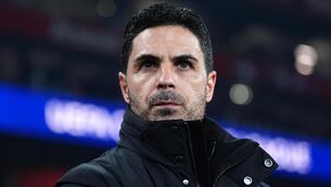 <p>TREBLE DREAMING: Mikel Arteta’s Arsenal take on Southampton in the FA Cup quarter-finals (Bradley Collyer/PA).</p>