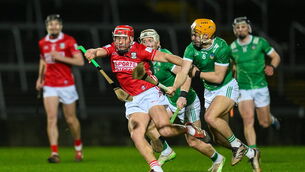 <p>Ciarán Joyce of Cork is tackled by Adam English of Limerick. Pic: Brendan Moran/Sportsfile</p> <p>Ciarán Joyce of Cork is tackled by Adam English of Limerick. Pic: Brendan Moran/Sportsfile</p>
