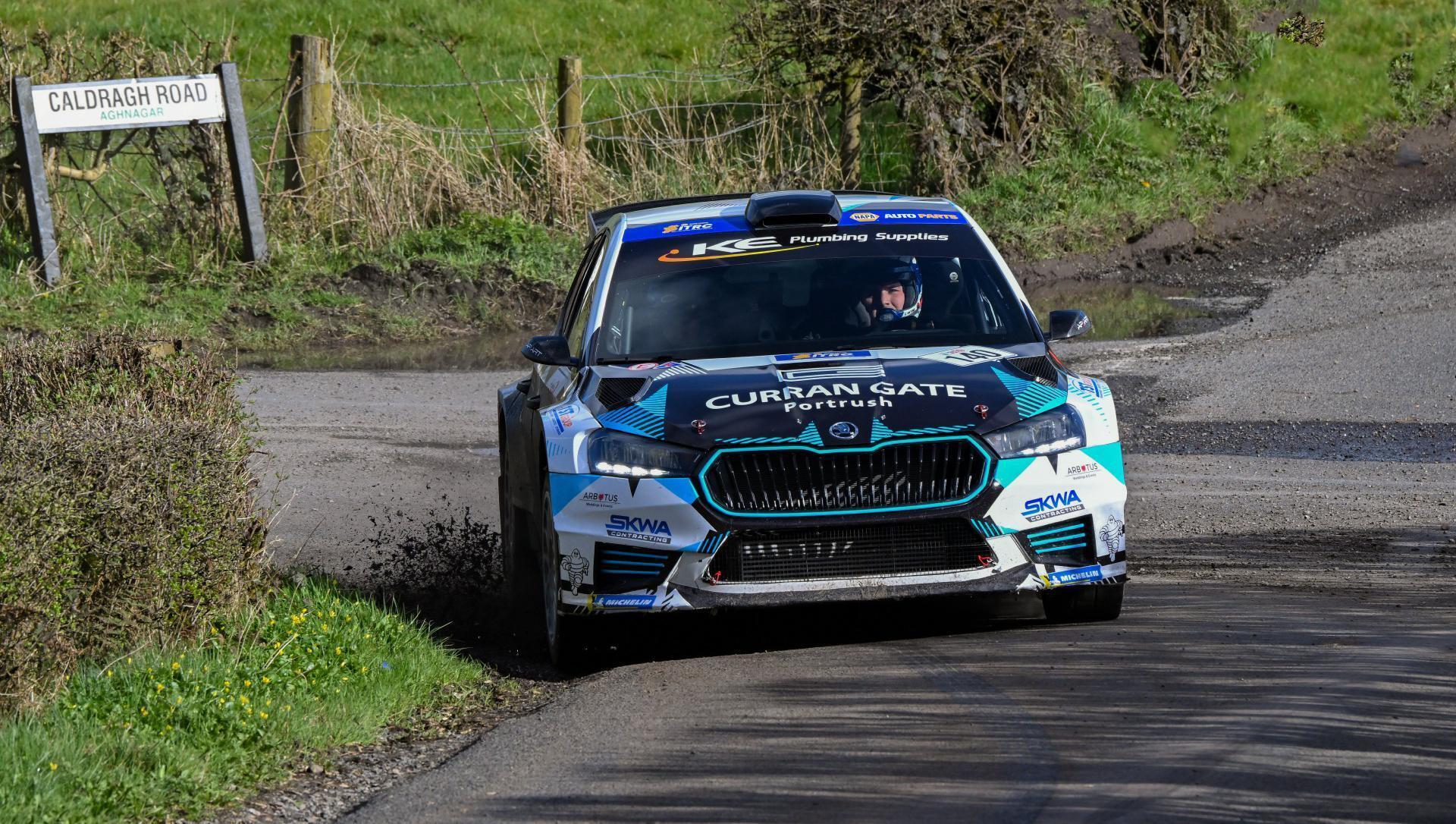 Impressive Callum Devine leads Circuit of Ireland Rally