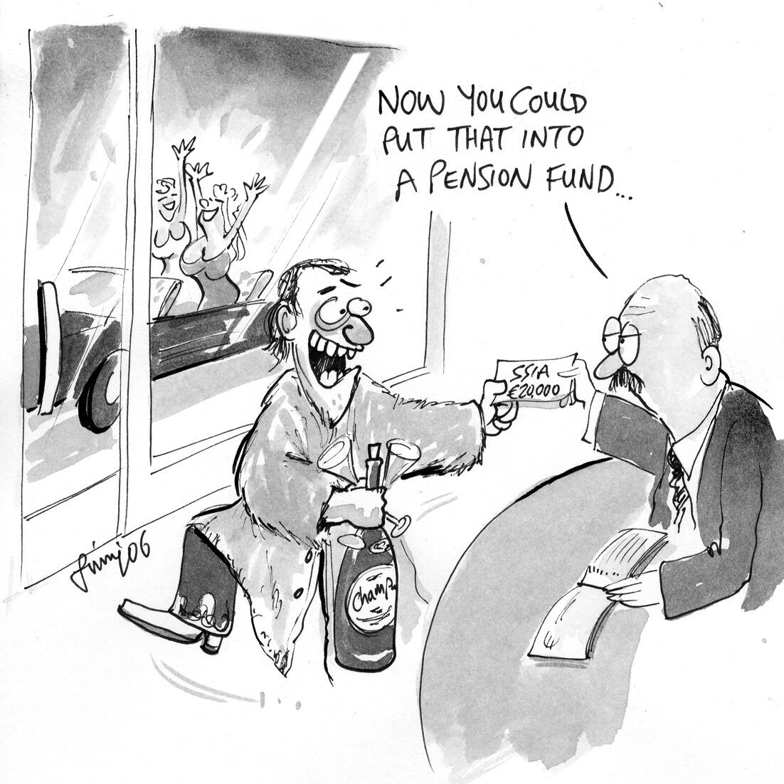 Ireland plans a new SSIA-style investment scheme to unlock €170bn in savings, but risk-averse savers may need stronger incentives. Jim Barry illustration Ireland plans a new SSIA-style investment scheme to unlock €170bn in savings, but risk-averse savers may need stronger incentives. Jim Barry illustration