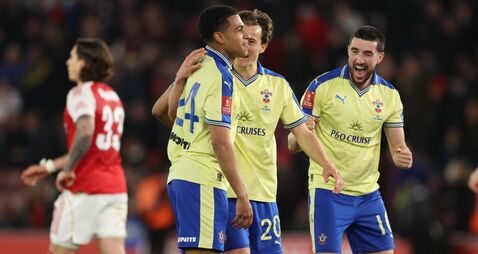 Southampton v Arsenal - Emirates FA Cup - Quarter Final - St Mary's Stadium