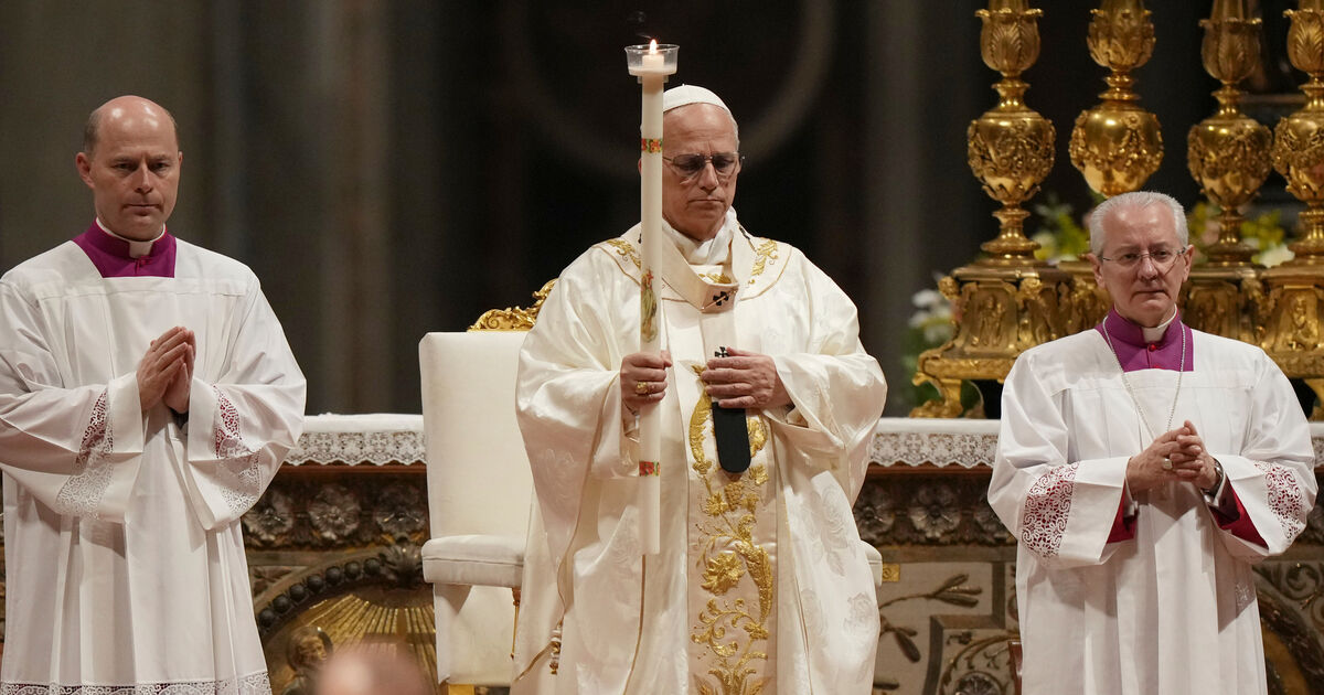 Pope calls for harmony and peace as he delivers Easter vigil message