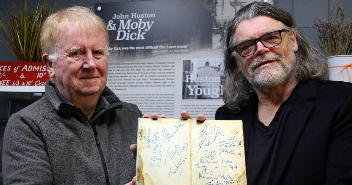 'Moby Dick' novel signed by film cast donated to museum in Youghal