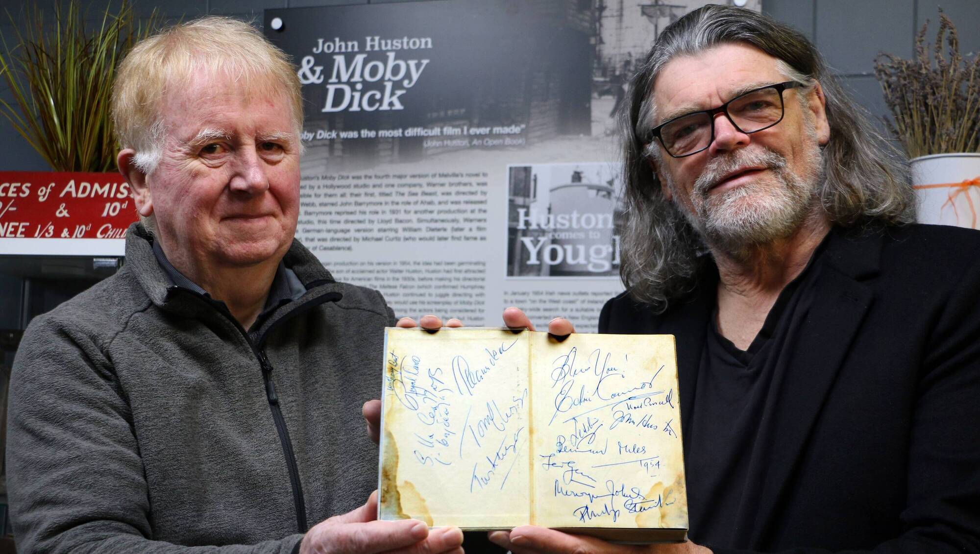 'Moby Dick' novel signed by film cast donated to museum in Youghal