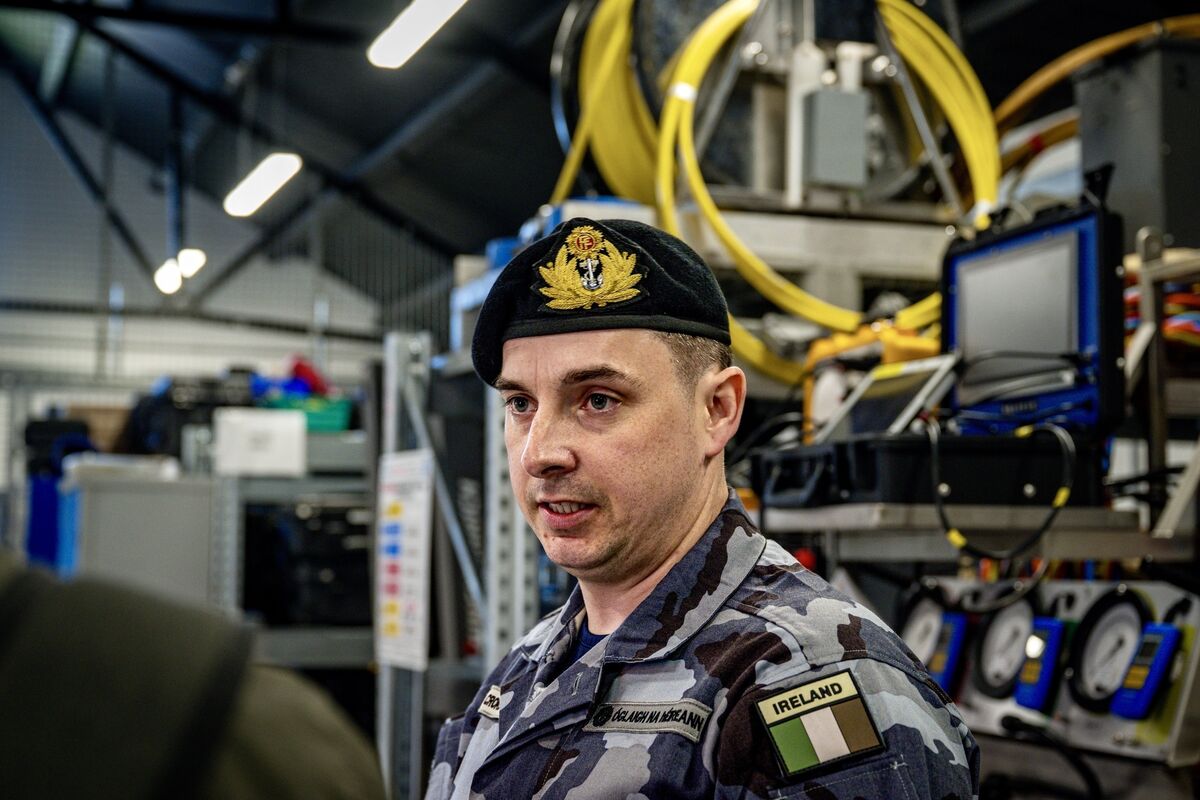 Naval Service Diving Section officer in charge Lt Jason Croke at Haulbowline in Cork Harbour. See Monday's Irish Examiner (print and online) for Cormac O'Keeffe's analysis of the reforms in the naval service. Picture: Chani Anderson