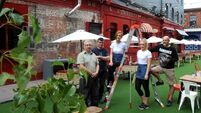 WATCH: Cork pub builds an outdoor pop-up paradise