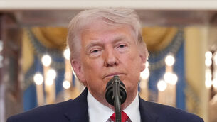 President Donald Trump speaks about the Iran war (Alex Brandon/AP)