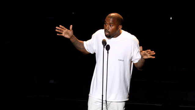 <p>Kanye West on stage during the show at the MTV Video Music Awards 2016, Madison Square Garden, New York City (PA)</p>