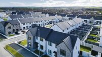 Newly built houses in Ireland