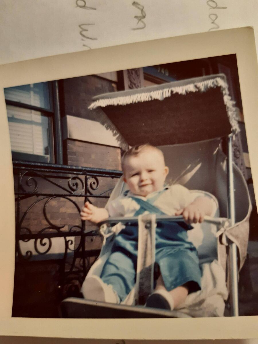 Marty as a baby in New York.