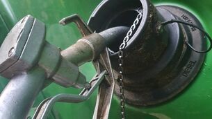 <p>Tax is paid at a much cheaper rate for marked gas oil, or green diesel. It can be used for farming purposes, but not on road vehicles, and is dyed green to deter its misuse. Picture: Rachel Martin</p>