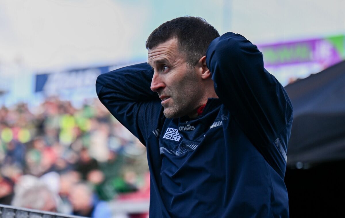 TWEAKS TO CONSIDER; Cork manager Ben O'Connor before the Allianz Hurling League Division 1A final with Limerick. Photo by Ben McShane/Sportsfile