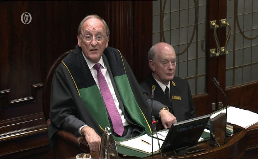 Seán Barrett: Elected as ceann comhairle during the 31st Dáil