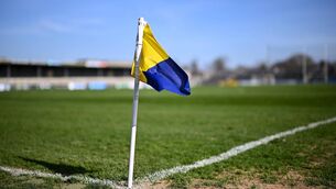 <p>BANNER RISING: A pitchside flag before the Allianz Hurling League Division 1A match between Clare and Cork at Zimmer Biomet Páirc ChĂosĂłg in Ennis, Clare. Photo by Piaras Ă“ MĂdheach/Sportsfile</p> <p>BANNER RISING: A pitchside flag before the Allianz Hurling League Division 1A match between Clare and Cork at Zimmer Biomet Páirc ChĂosĂłg in Ennis, Clare. Photo by Piaras Ă“ MĂdheach/Sportsfile</p>