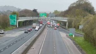 <p>Fuel Protest Cork Mahon Fly by</p>