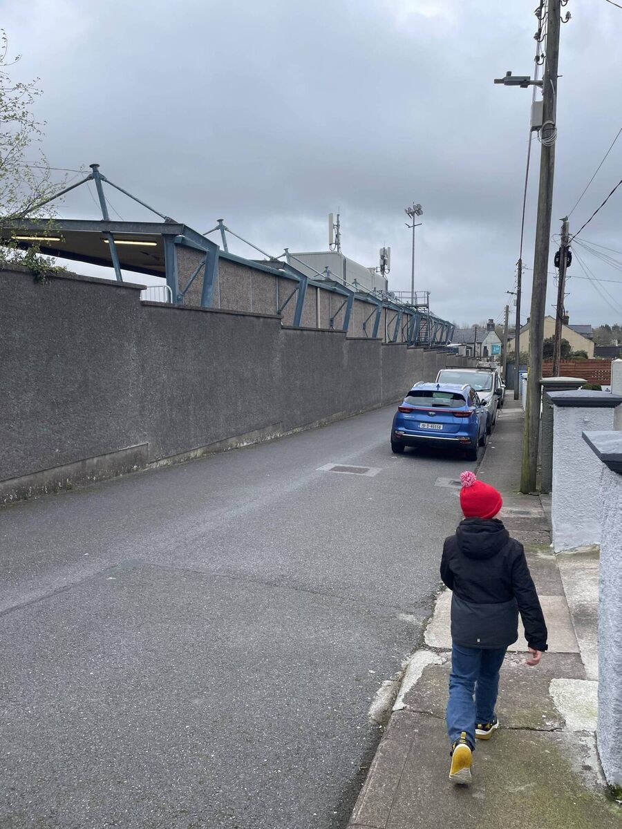 Tadhg on his way to Turner's Cross. Pic: Andrew Horgan.
