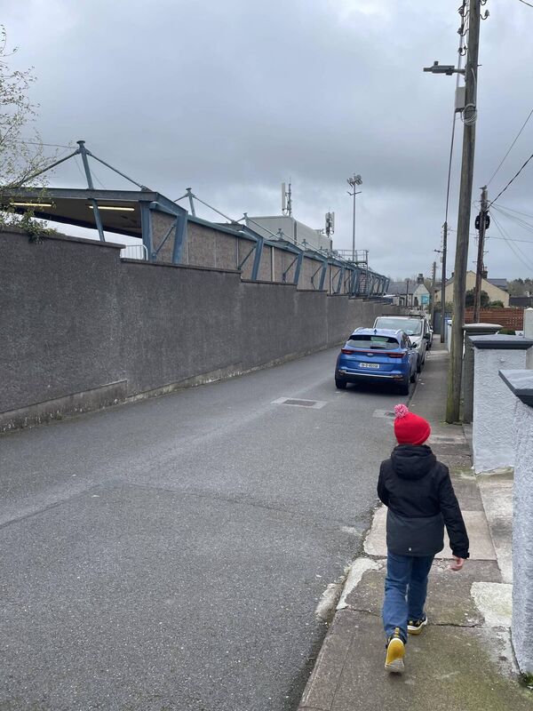 Tadhg on his way to Turner's Cross. Pic: Andrew Horgan. Tadhg on his way to Turner's Cross. Pic: Andrew Horgan.