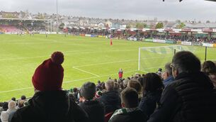 <p>COMEBACK KID: Tadhg watches his first League of Ireland match from the Shed as Cork City come from behind to beat Kerry. Pic: Andrew Horgan.</p> <p>COMEBACK KID: Tadhg watches his first League of Ireland match from the Shed as Cork City come from behind to beat Kerry. Pic: Andrew Horgan.</p>