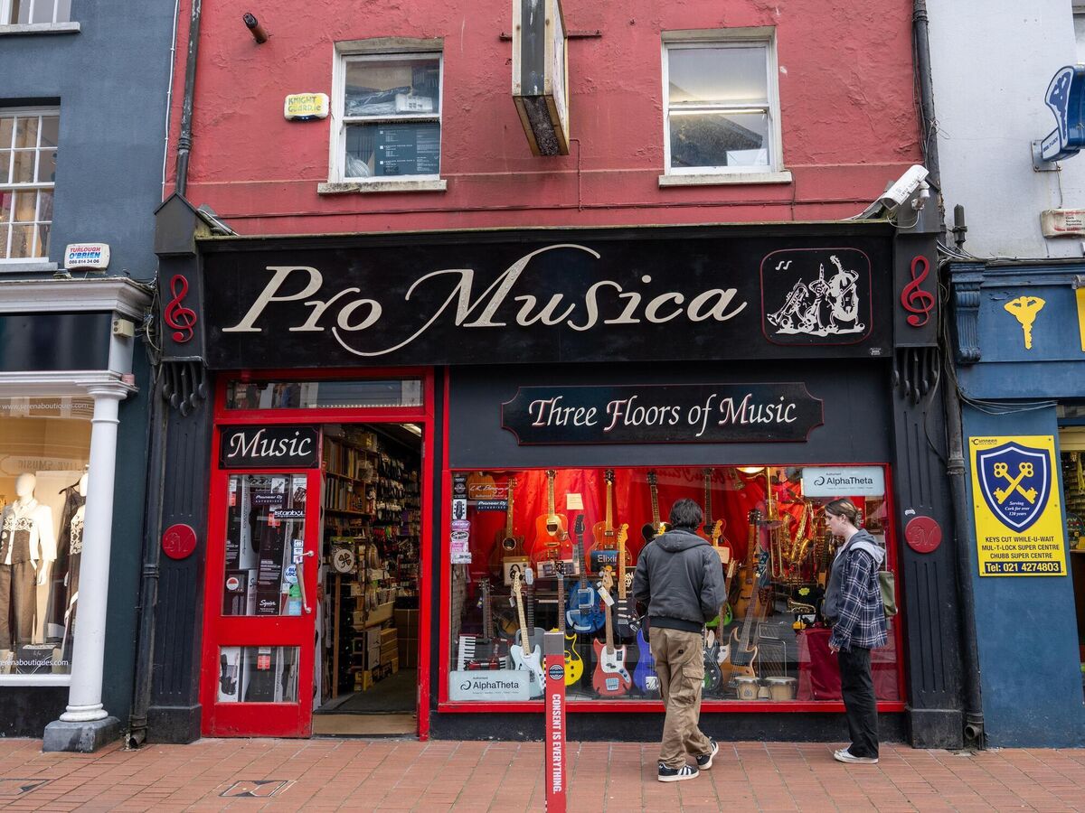 Pro Musica on Oliver Plunkett Street, Cork. Picture: Chani Anderson Pro Musica on Oliver Plunkett Street, Cork. Picture: Chani Anderson