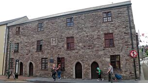 <p>Boyle’s Alms houses were built at the town’s North Main Street in 1624 and are extremely rare surviving examples of late medieval alms houses. File picture</p>