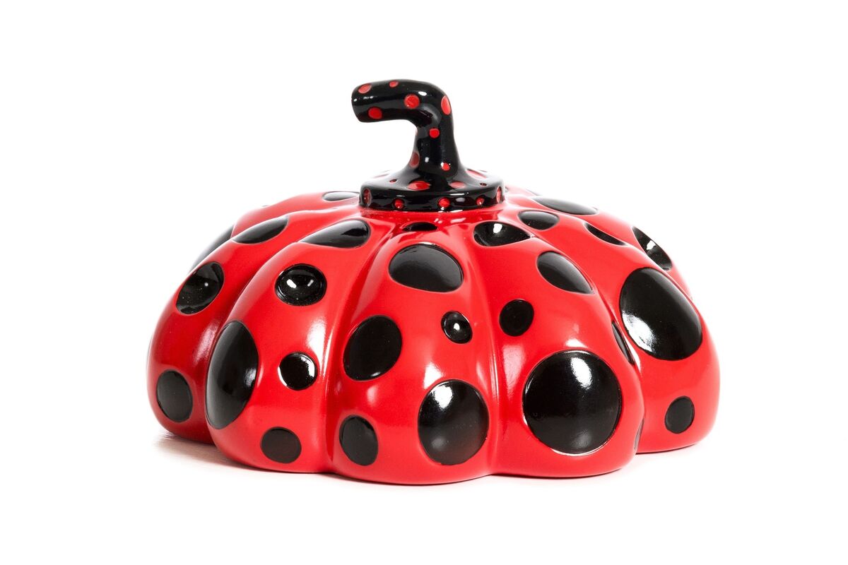 Yayoi Kusama's 'Red Pumpkins' at Morgan O'Driscoll. Yayoi Kusama's 'Red Pumpkins' at Morgan O'Driscoll.