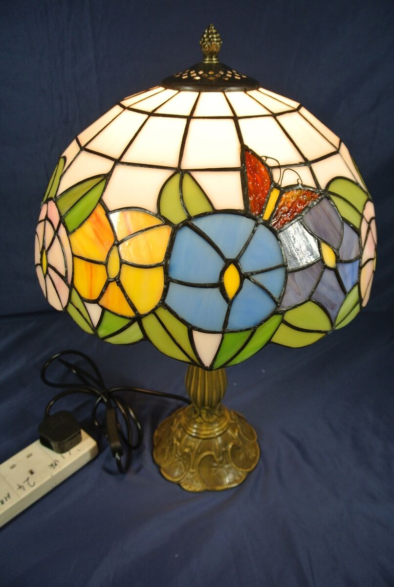 A Tiffany-style lamp at Woodwards.