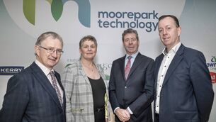 <p>(Left to right): Teagasc director Professor Frank O’Mara, MTL chairperson Aine Hallihan, Teagasc chairperson Liam Herlihy, and MTL chief executive Kieran Duggan. Picture: O'Gorman Photography</p>