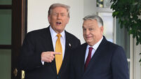 APTOPIX Trump US Hungary