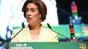 <p>Education minister Hildegarde Naughton speaking at the Irish National Teachers' Organisation annual congress in Killarney. Picture: Moya Nolan</p> <p>Education minister Hildegarde Naughton speaking at the Irish National Teachers' Organisation annual congress in Killarney. Picture: Moya Nolan</p>