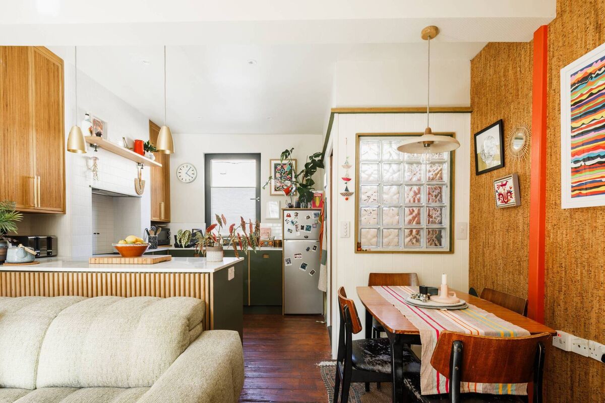 The kitchen in the Dublin home. The kitchen in the Dublin home.