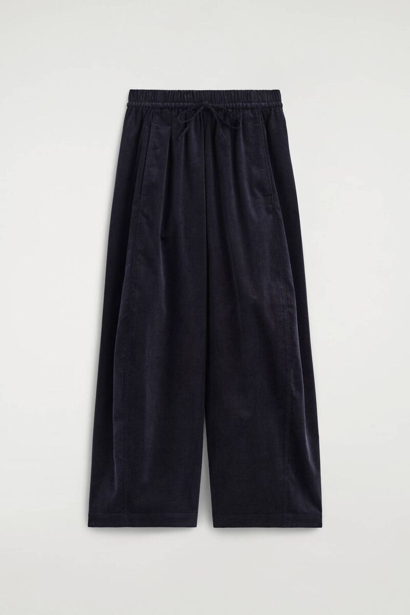 Cord Barrel Leg Trousers, €89, COS Cord Barrel Leg Trousers, €89, COS