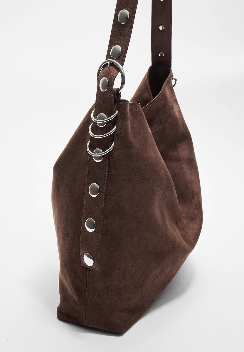 Faux Suede Bucket Bag, €35.99, Stradivarius Faux Suede Bucket Bag, €35.99, Stradivarius