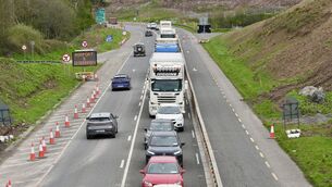 <p>A heavy Backlog of traffic in the direction of Carrigaline and Ringaskiddy due to the second day of fuel protests. Picture: Noel Sweeney</p> <p>A heavy Backlog of traffic in the direction of Carrigaline and Ringaskiddy due to the second day of fuel protests. Picture: Noel Sweeney</p>