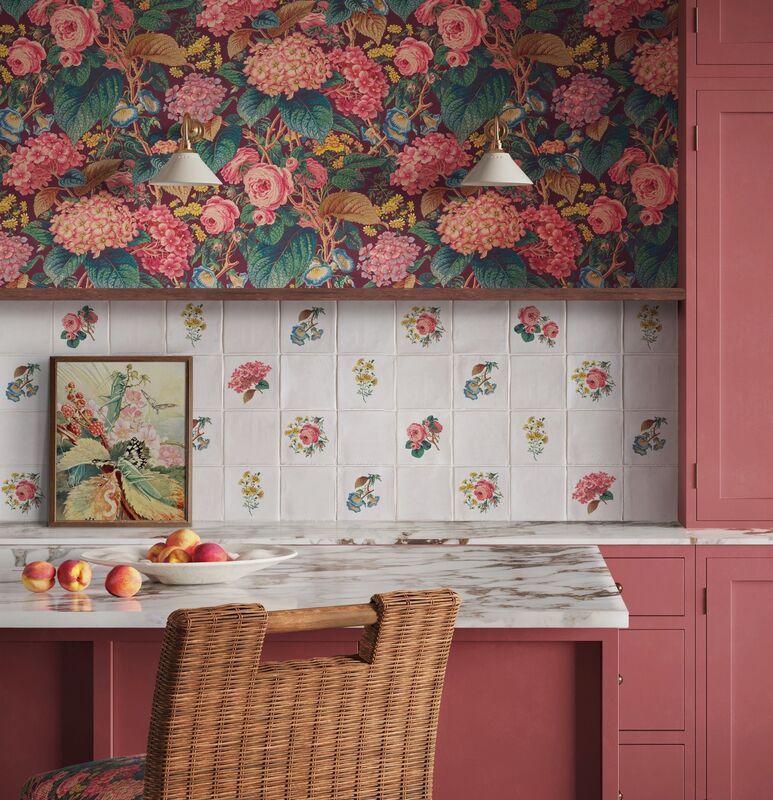 Bramble Wallpaper by Divine Savages, €223 in four colourways, also available in fabrics, divinesavages.com.
