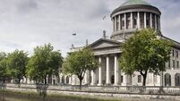 Four Courts Building on the river Liffey in Dublin Ireland