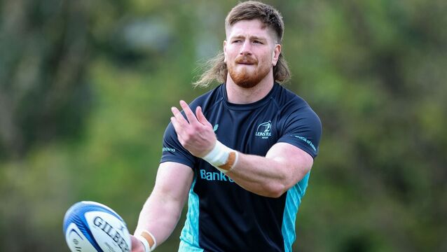 <p>Leinster's Joe McCarthy. Pic: Will Morgan/Inpho</p>