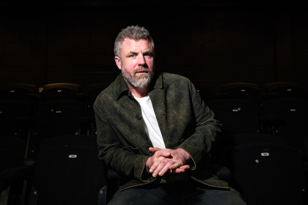 Mick Flannery in Ballybunion, working on The House Must Win. 