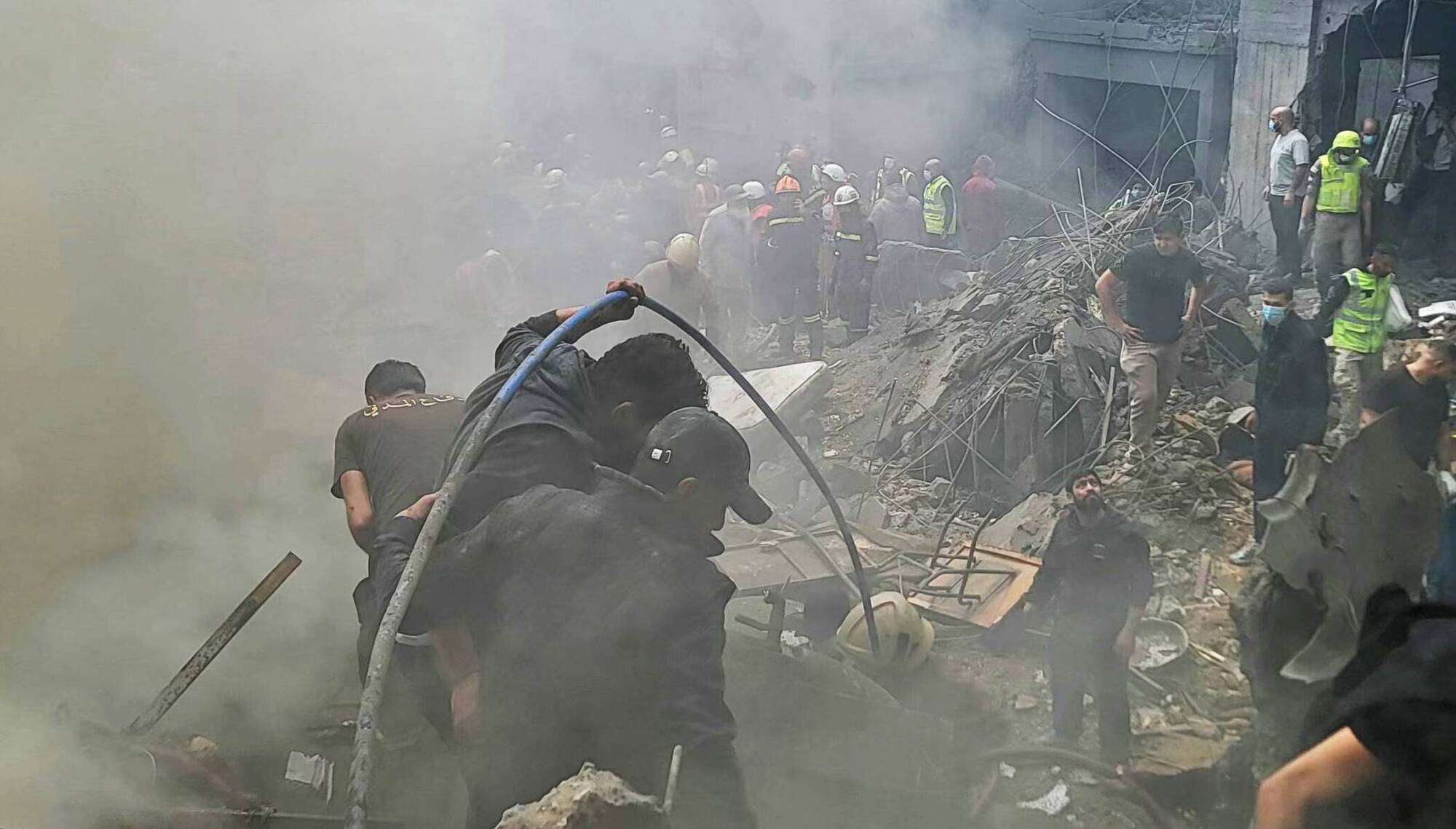 Israel strikes Beirut after saying Iran ceasefire does not apply there